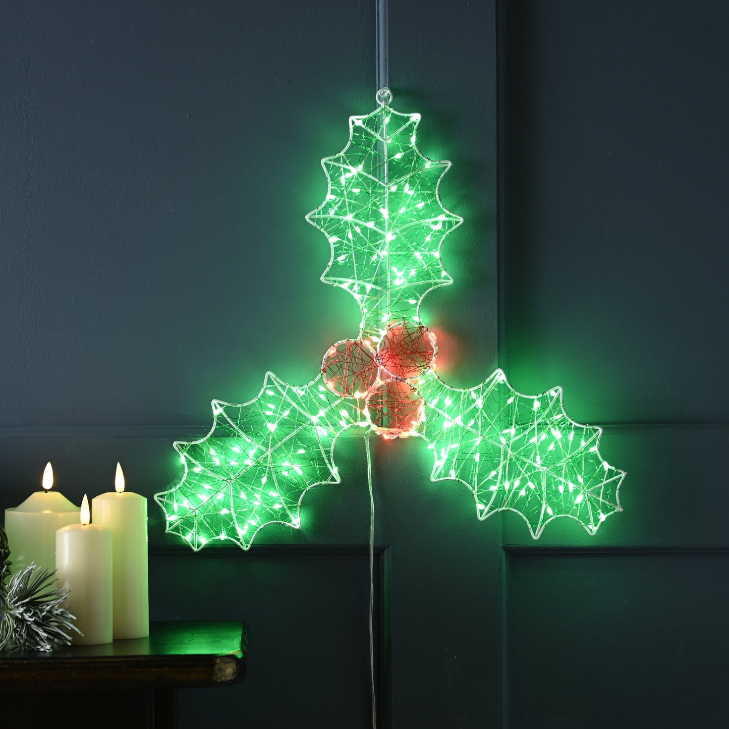 Holly Dewdrop Wall Light 45cm