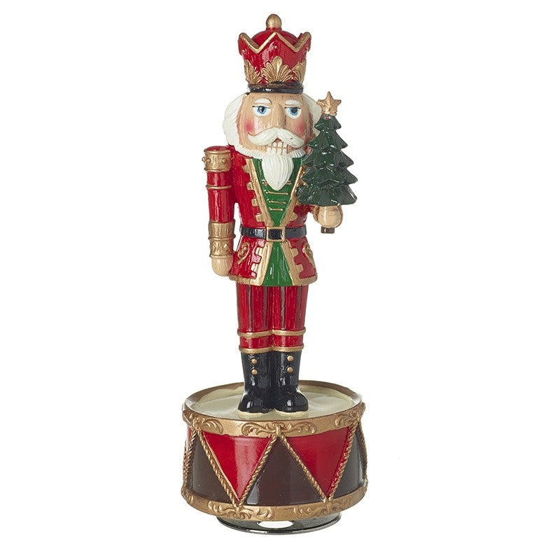 Nutcracker with Tree Christmas Music Box