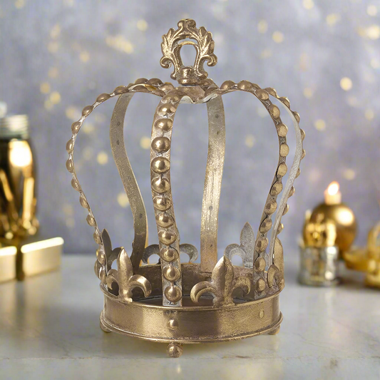 Gold Crown Christmas Decoration