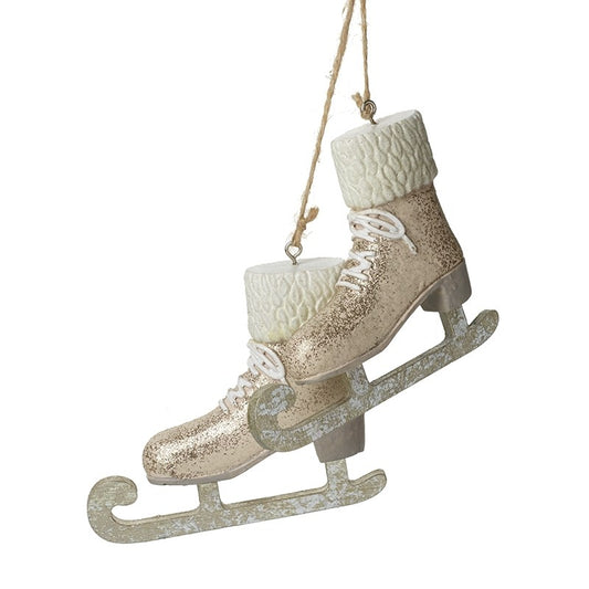 Pair of Ice Skates Hanging Christmas Decoration