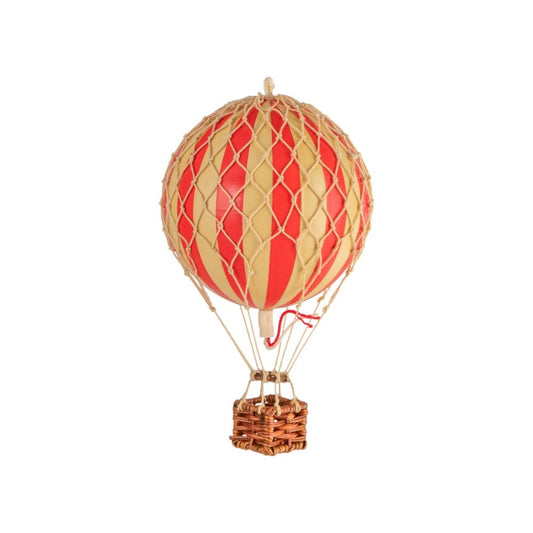 Floating the Skies Red Stripe Hot Air Balloon Decoration