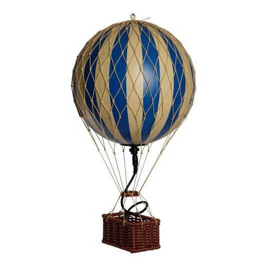 Blue Stripe LED Hot Air Balloon Decoration