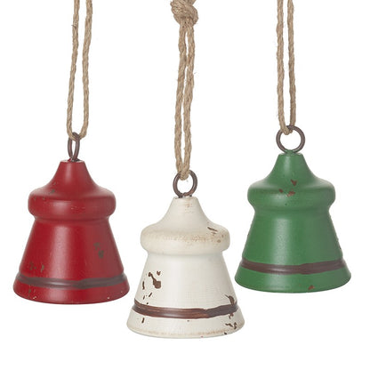 Small Rustic Hanging Christmas Bell