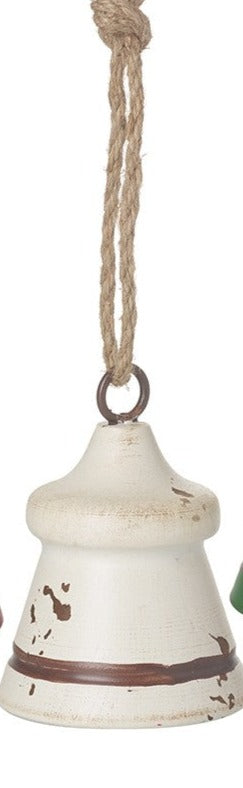 Small Rustic Hanging Christmas Bell