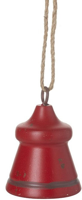 Small Rustic Hanging Christmas Bell