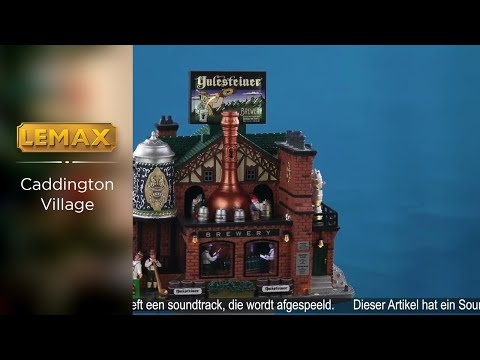 Lemax Yulesteiner brewery Music online works Christmas Village *Needs work*