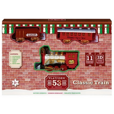 Christmas Train Set With Sound 11 Piece