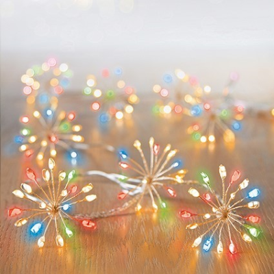 Premier 20 Ultrabrights Multi Colour Starburst String Lights