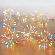 Premier 10 Multi Colour Starburst String Lights