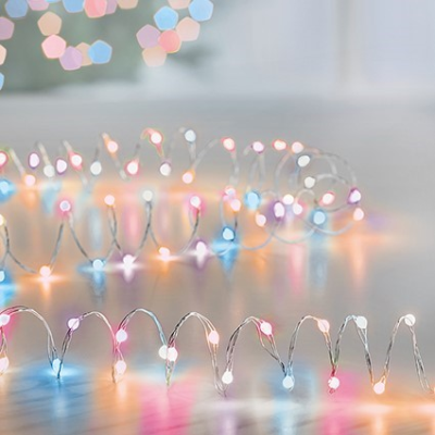 Premier 200 Rainbow Large LED Ultrabrigths Pin Wire Christmas Lights