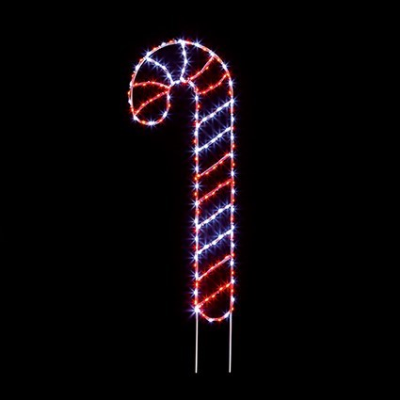 Flexibright Lit Candy Cane 91cm