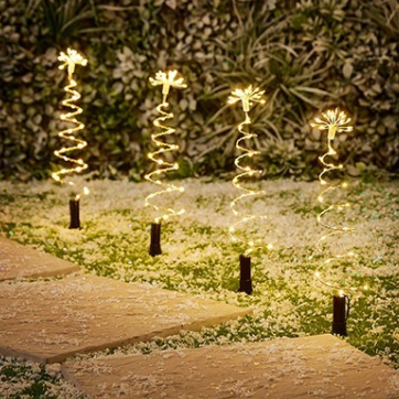 Premier Warm White Spiral Tree Path Lights