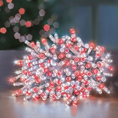 Premier 200 Red & White Supabrights String Lights