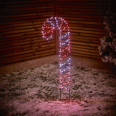 Flexibright Lit Candy Cane 91cm