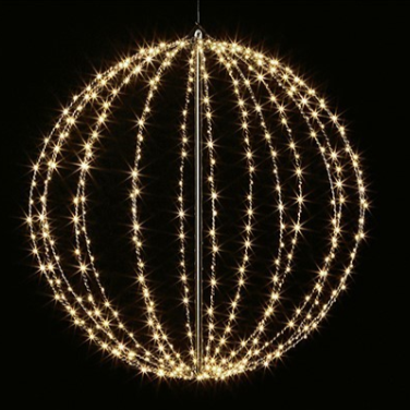 Warm White LED Ultrabrights Sphere Christmas Light 40cm