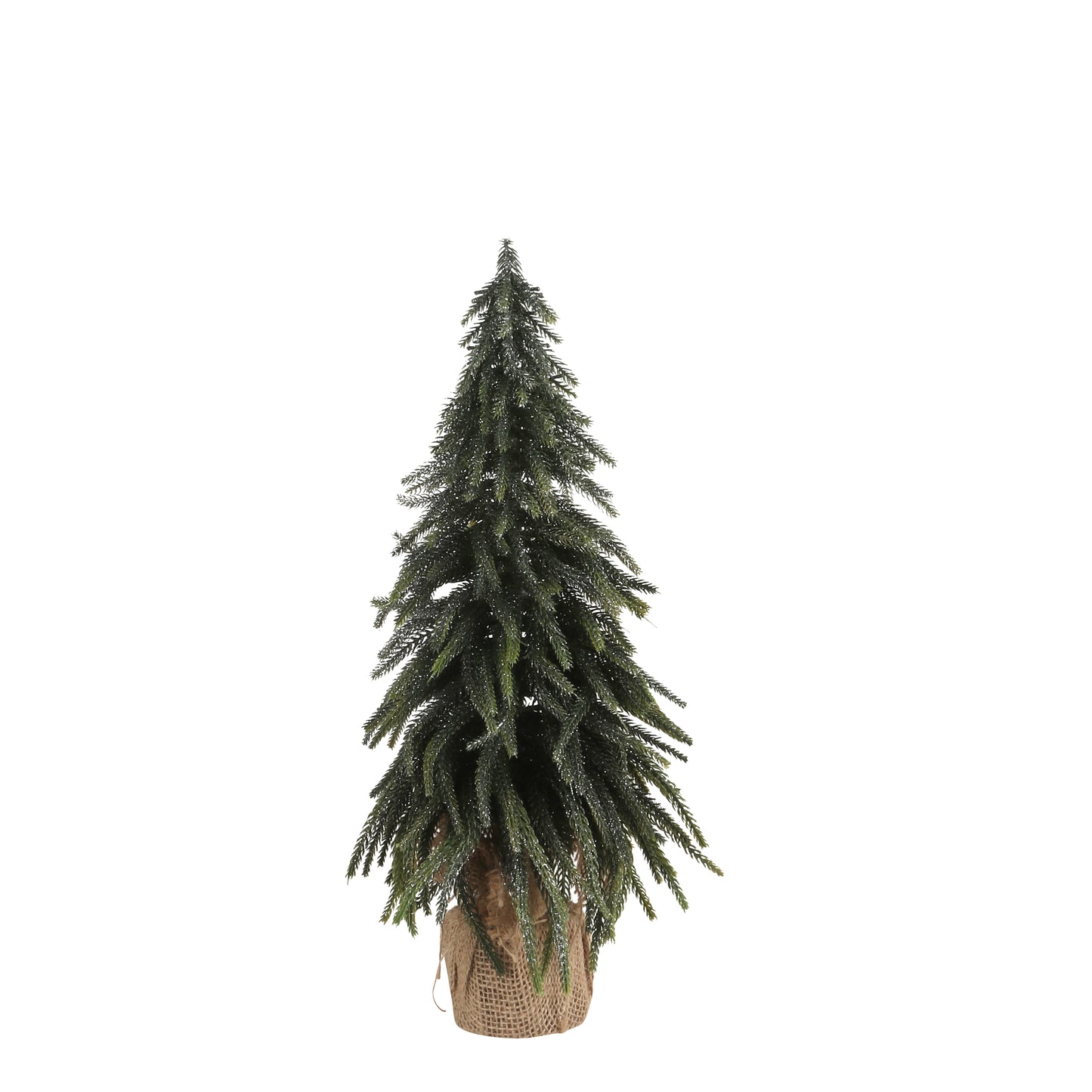 Mini Christmas Tree Real Look Foliage Glitter Finish