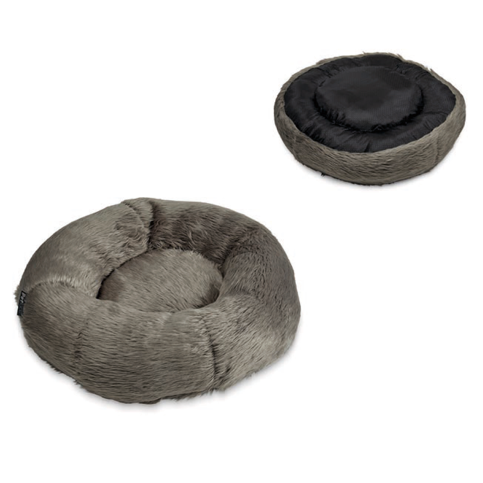 Luxury Faux Fur Donut Dog Bed