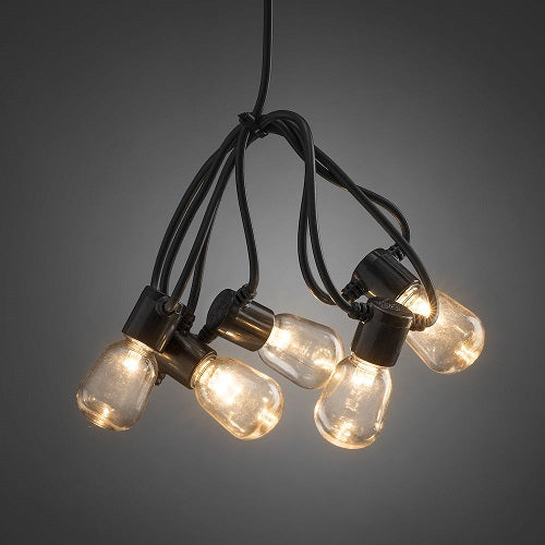 Konstsmide 20 Oval Clear Bulb Festoon Lights