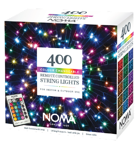 400 Colour Changeable String Lights Remote Controlled