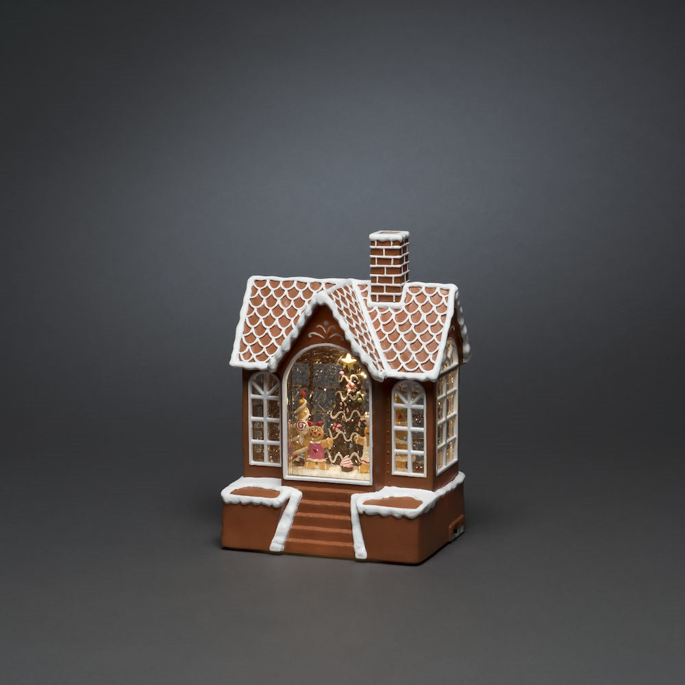 Ginger Bread House Christmas Water Lantern