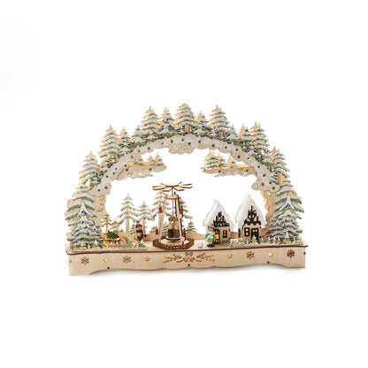 Konstsmide Wooden Christmas Silhouette Decoration