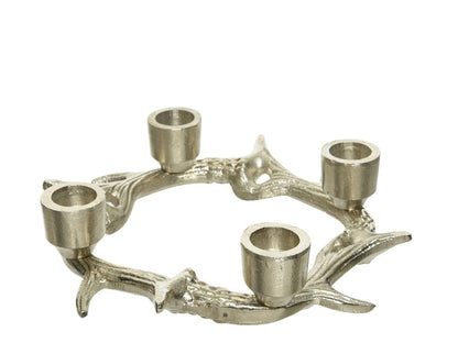 Stag Antler Circle Candle Holder