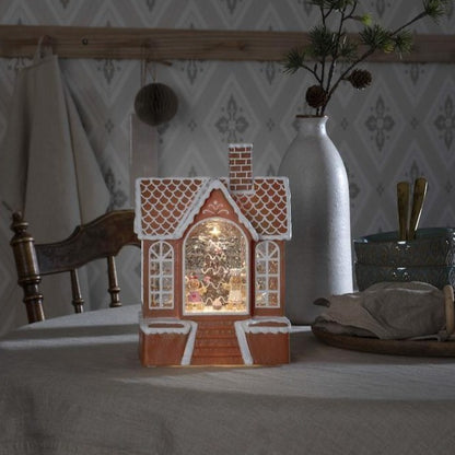 Ginger Bread House Christmas Water Lantern