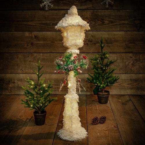 Noma Warm White Tinsel Lamp Post 90cm