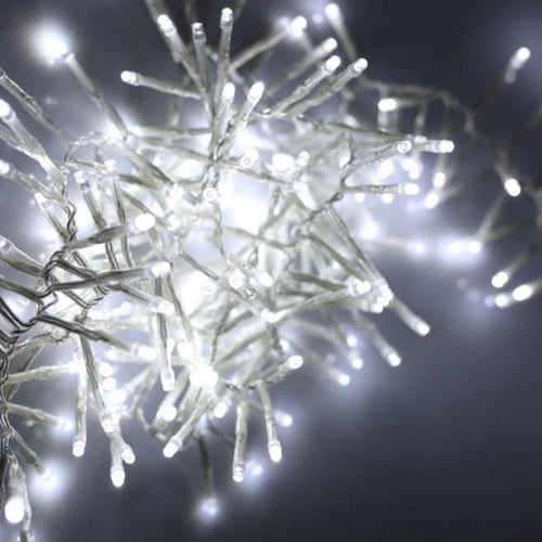 White cluster christmas deals lights