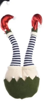 Santa's Helpers Legs Christmas Tree Decoration