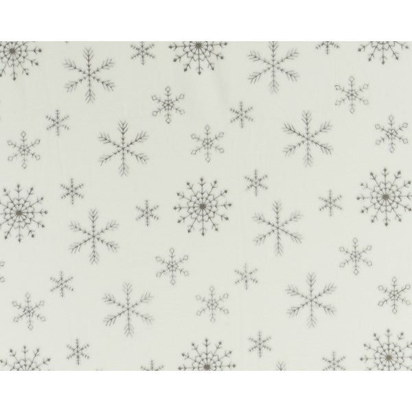 White Christmas Snowflake Throw