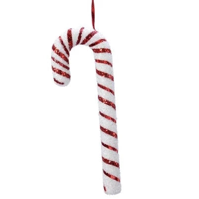 Large Glitter Candy Cane Hanging Decoration 52cm