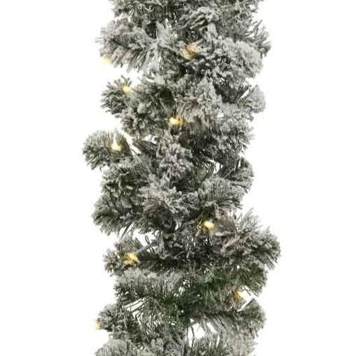 Snowy Imperial Garland Pre-Lit 270cm – Love Christmas Shop