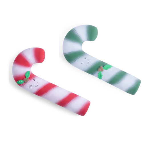 Latex Candy Cane Dog Toy