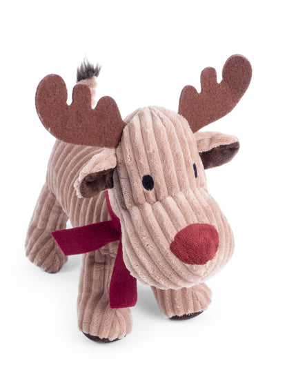 Christmas Reindeer Cord Dog Toy