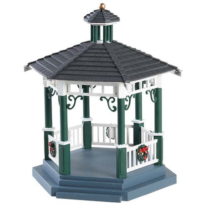 Lemax Victorian Park Gazebo Lit Village Table Accent Decoration