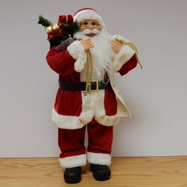 Standing Santa with List 40cm