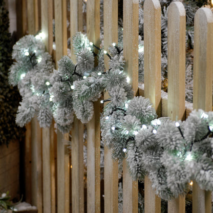 Festive 760 White Glow Worm Lights