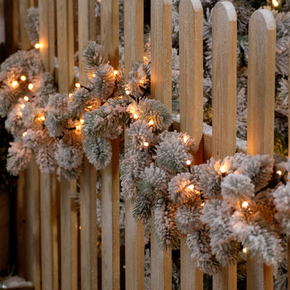 Festive 520 Warm White Glow Worm Christmas Lights