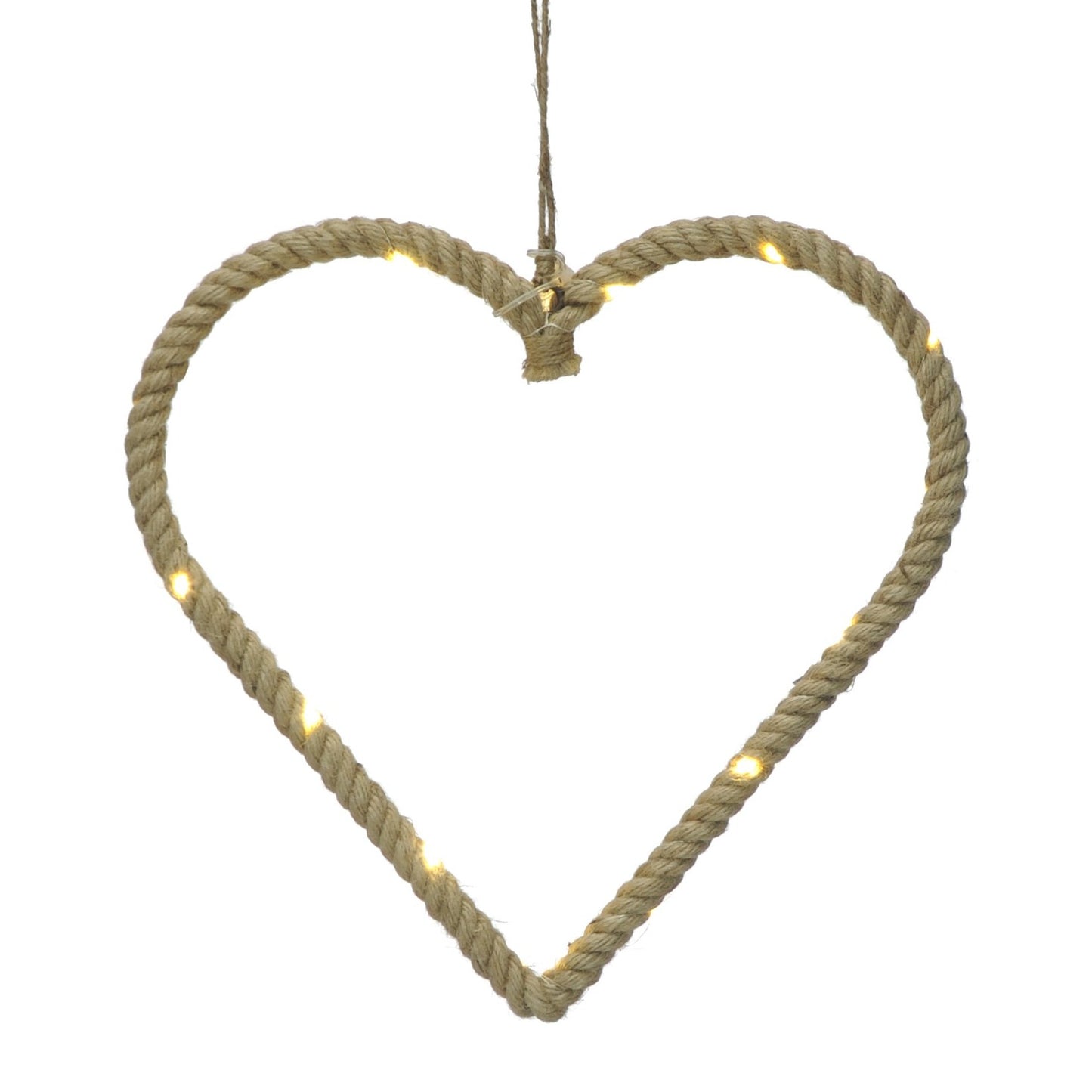 Festive Rope Heart Light