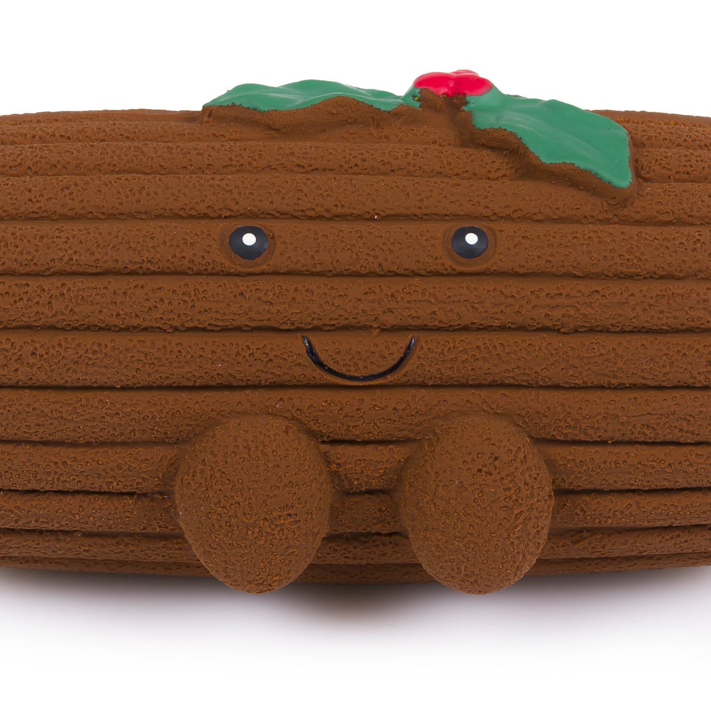 Latex Christmas Yule Log Dog Toy