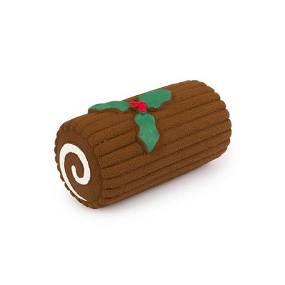 Latex Christmas Yule Log Dog Toy