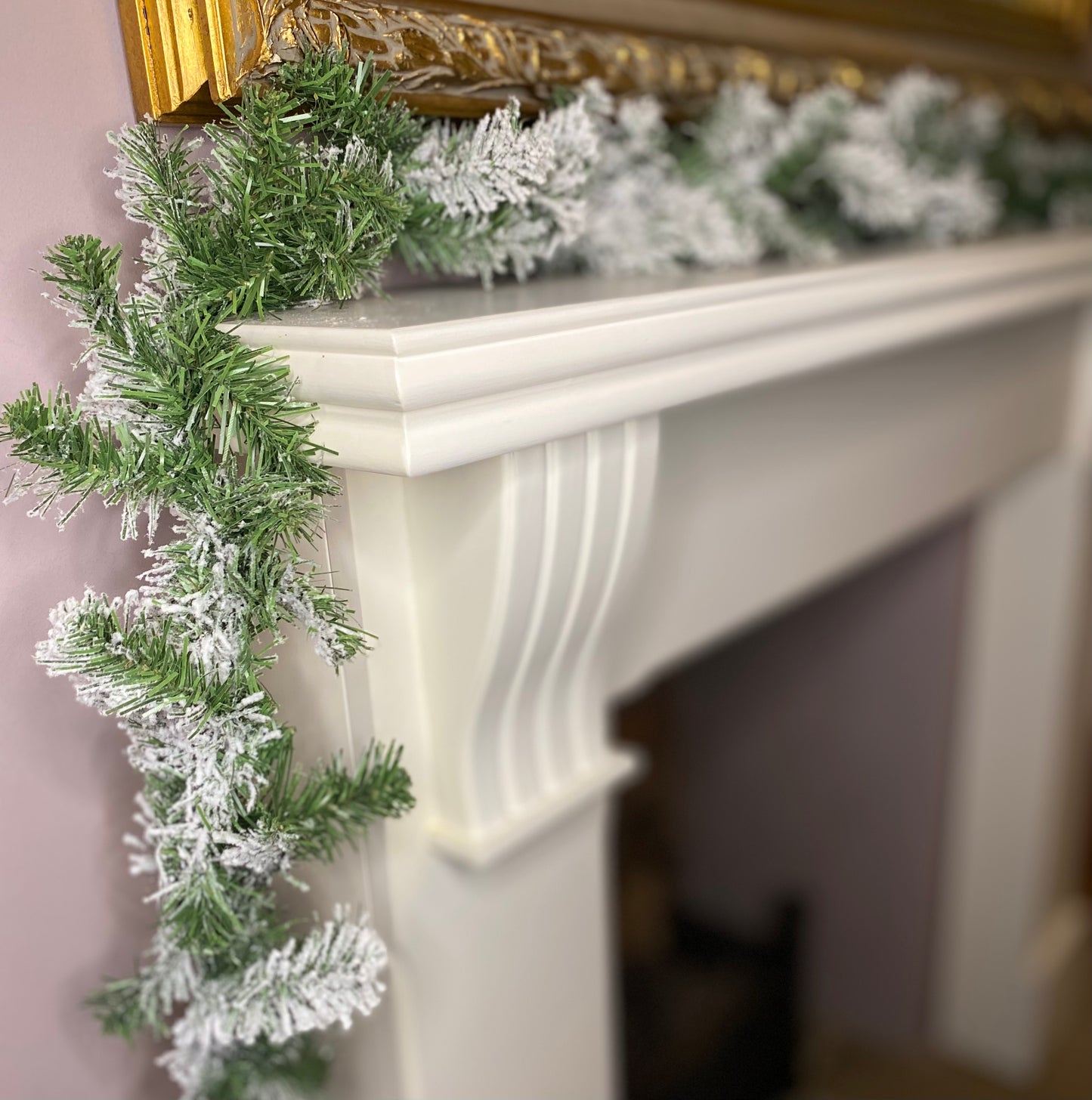 Snowy Imperial Garland 270cm