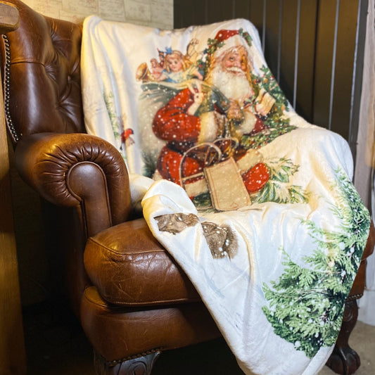 Santa Claus Christmas Throw